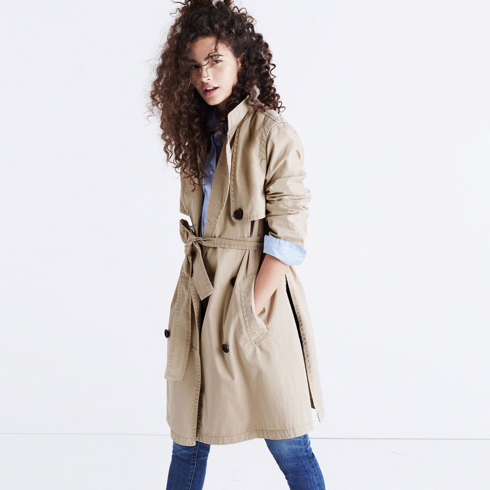 Madewell - Abroad Belted Trench Coat